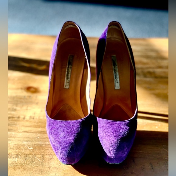 Brian Atwood Purple Platform Pumps - Picture 2 of 5